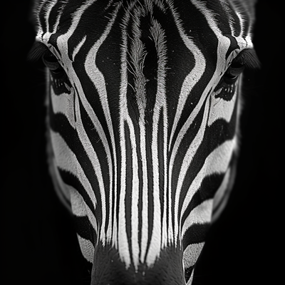 zebra einfach atemberaubend hutschmiede by raub generativ 3d modell lithophan farbton schmiede schwarz weiß schwarz weiß zoo tier tiere drucken kunst dekoration dekorativ 3d print model - Mito3D