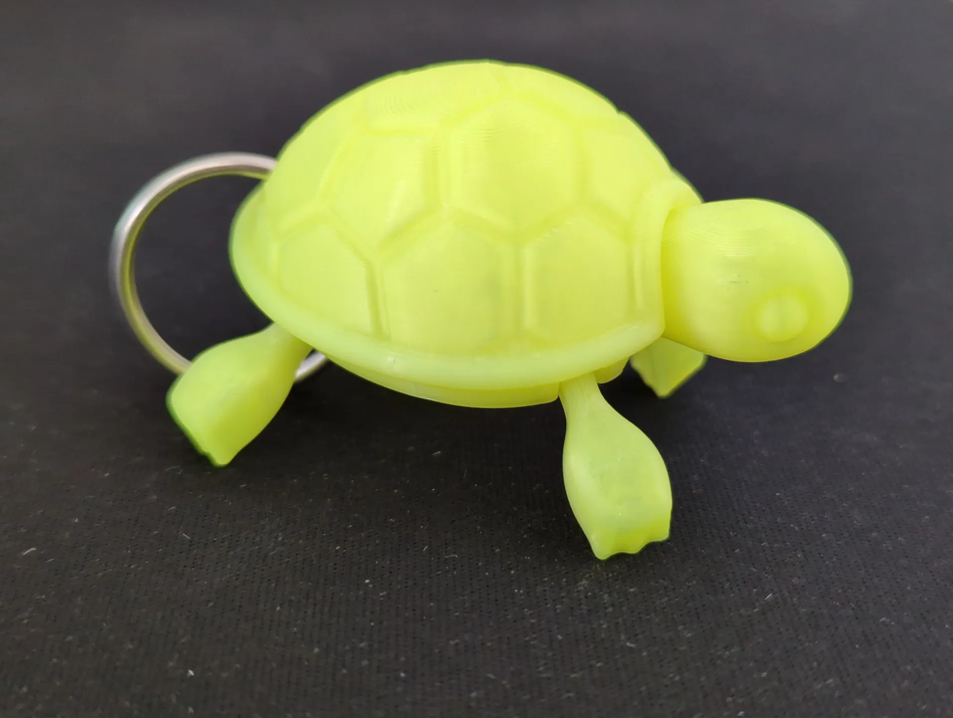 cutie baby turtle keychain remixed by z3dartandtech tools gadgets cute articulated keyring printinplace funny 3D print model - Mito3D