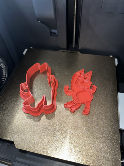 bläulich mama plätzchen cutter by schwarzer stern werkzeuge hand ausstechform küche zubehör disney blaumum bingo 3d print model - Mito3D