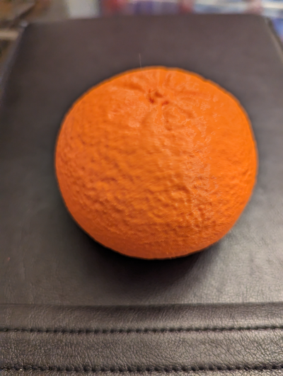 laranja surpreendente textura diversão to lançar comer by m of wi casa decoração fruta cesta tigela bola citrino suco comestível ferramenta mão 3d print model - Mito3D