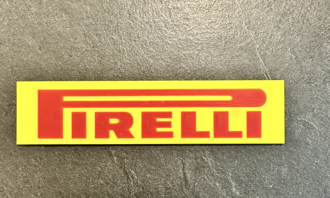 pirelli advertising sign carrera slot car by yorkloew hobby & diy vehicles slotcar scalemodel advertisement pitlane 3d print model - Mito3D