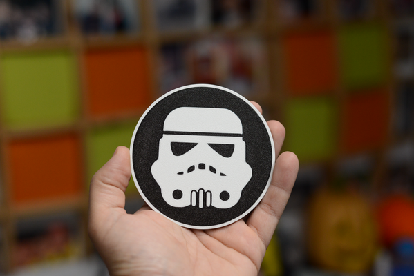 storm trooper coaster star wars collection by gb household decor starwars imperial cartoon guard funny luke force vader darth 3d print model - Mito3D