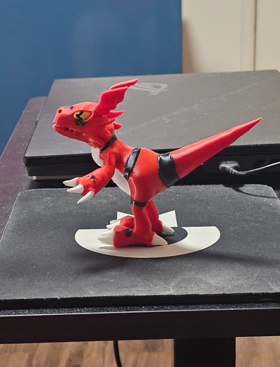 guilmon by beamr39 jouets jeux personnages digimon dragon personnage pokémon 3d print model - Mito3D