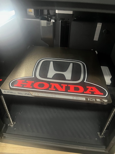 honda led lightbox by vitormhs art signs & logos sign logo ledlight samelayer luminaria 3d print model - Mito3D