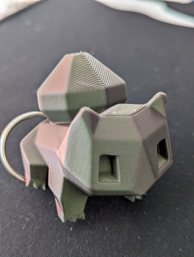 bulbasaur poli portachiavi remixato by z3dartandtech utensili gadget lowpoly pikachu pokemon 3d print model - Mito3D
