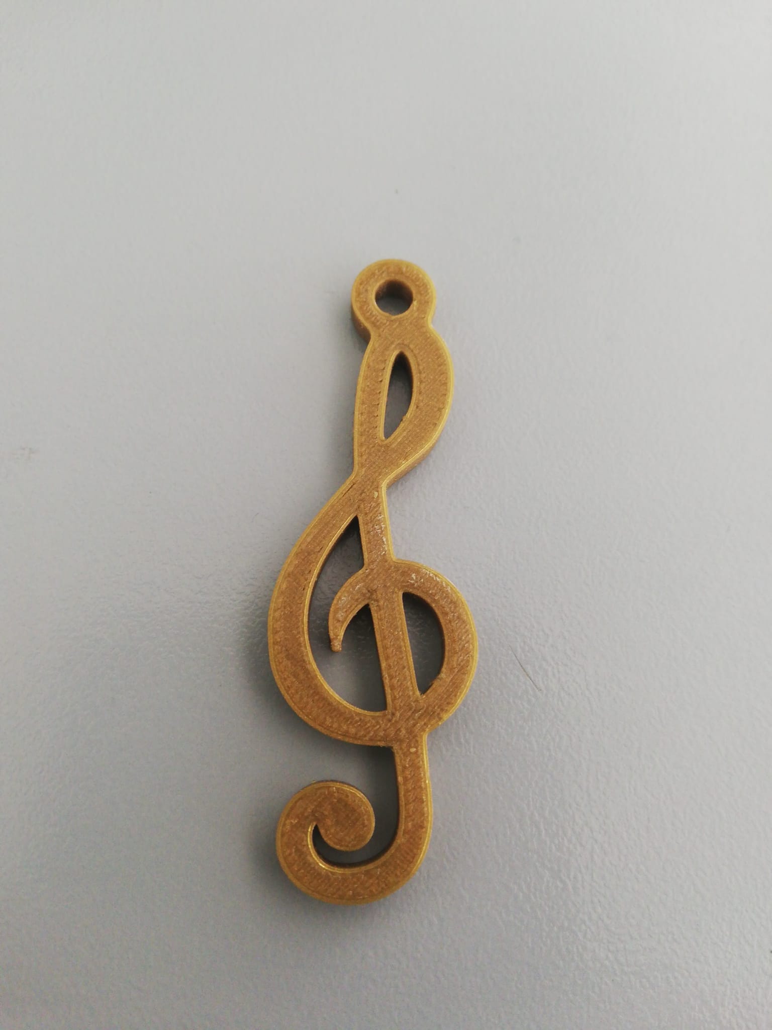 tripler clef porte clés by z3dartandtech outils gadgets gadget clé sol 3D print model - Mito3D