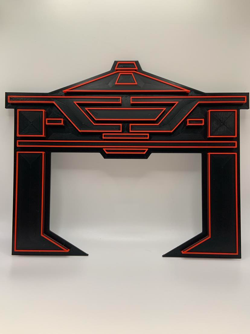 tron erkenner mehrfarben by brentglover1970 kunst 2d mauer 3d 3D print model - Mito3D