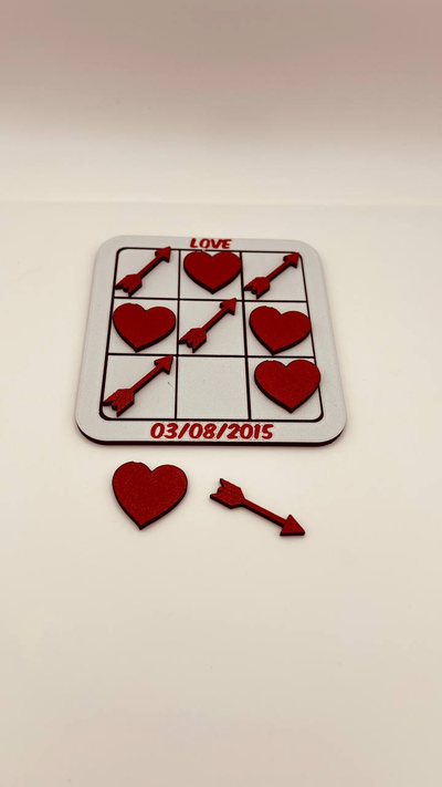 tic tac zehe valentinstag etikett no by miguelrua12 spielzeuge spiele spiel puzzle liebe geschenk geschenk 3d print model - Mito3D