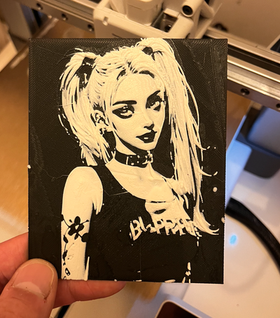 harley quinn hueforge by 3dprint masters household decor 3d print model - Mito3D