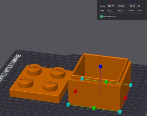 caja envase ladrillo estilo by z3dartandtech juguetes juegos ladrillos 3d print model - Mito3D
