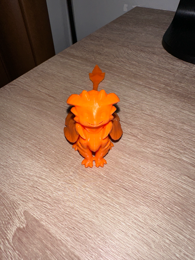 fumegante liga of legendas by bloco gelo miniaturas criaturas dragão 3d impressão fofa 3d print model - Mito3D