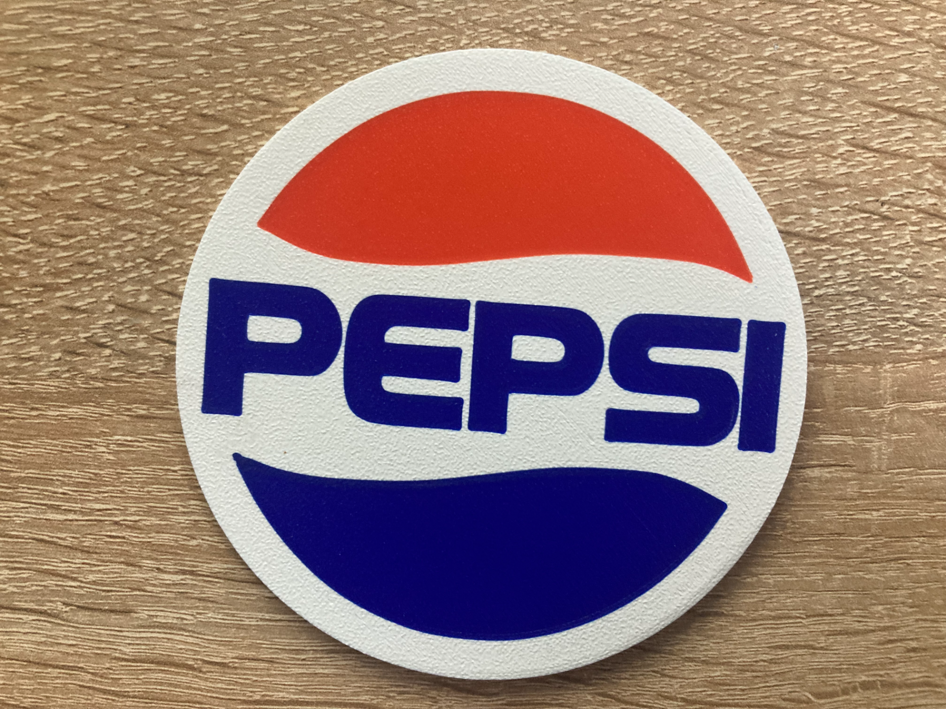 pepsi logo bardak altlığı by yakubhroch sanat işaretler logolar 3D print model - Mito3D