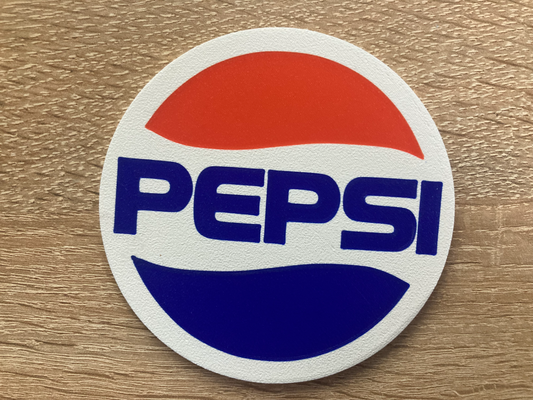 pepsi logo bardak altlığı by yakubhroch sanat işaretler logolar 3d print model - Mito3D