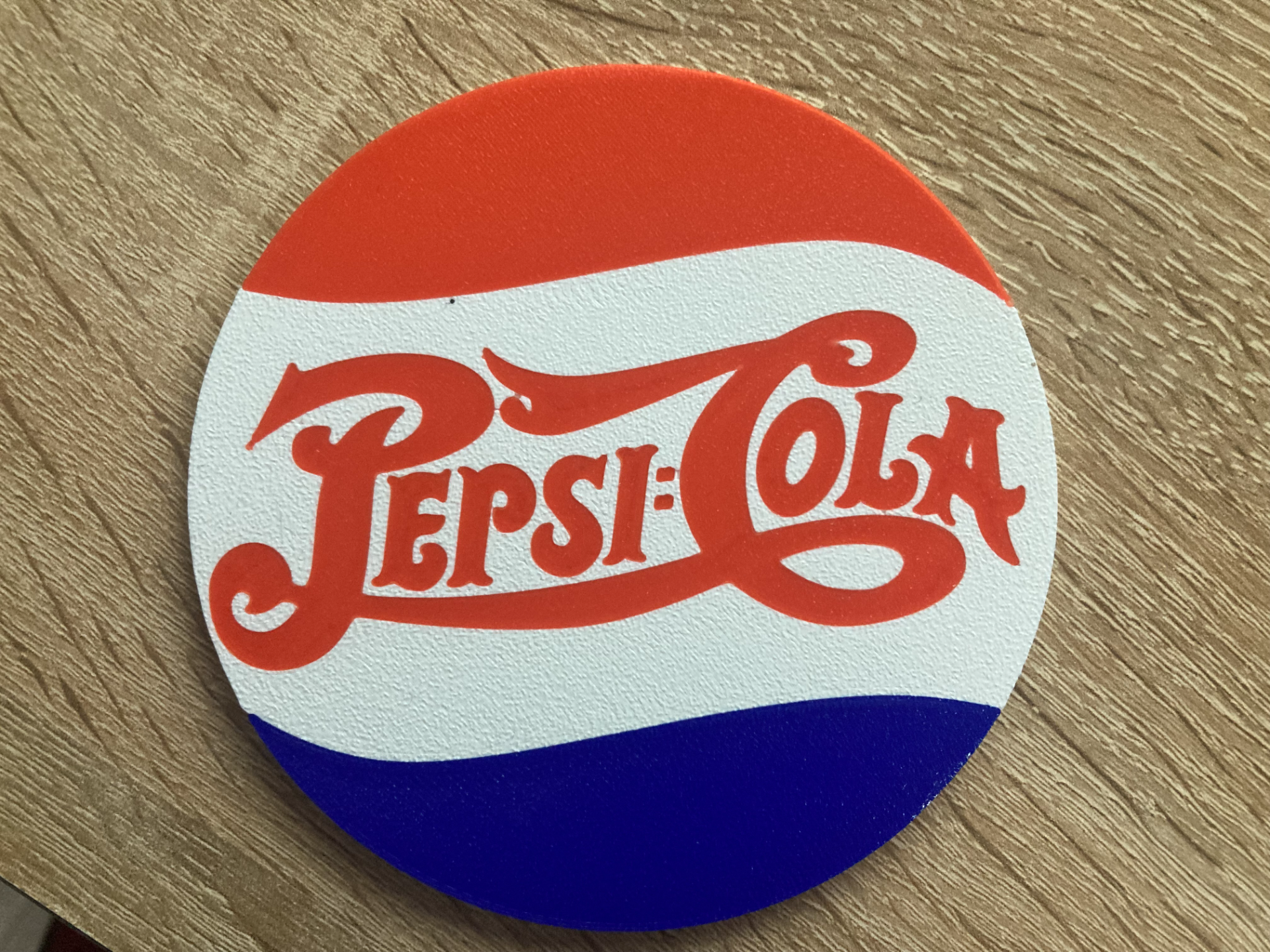 pepsi retro bardak altlığı by yakubhroch sanat işaretler logolar 3D print model - Mito3D