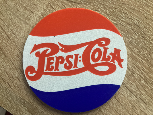 pepsi retro bardak altlığı by yakubhroch sanat işaretler logolar 3d print model - Mito3D