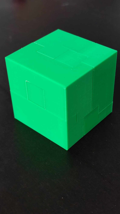 puzzle cubo by madarmihali giocattoli giochi logica gioco inteligente 3d print model - Mito3D