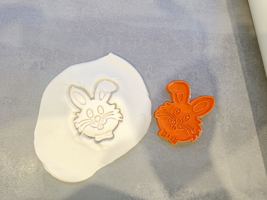 cute easter rabbit cookie cutter by d onsnou art models easterrabbit cookiecuter cake home bambulab a1 3d print model - Mito3D