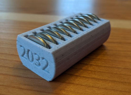 battery daddy cr2032 holder d-cell size remixed by piguy tools organizers 3d print model - Mito3D