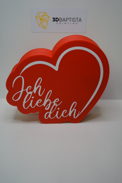 heart shaped box by 3d baptista printing household decor valentin love ich liebe dich 3d print model - Mito3D