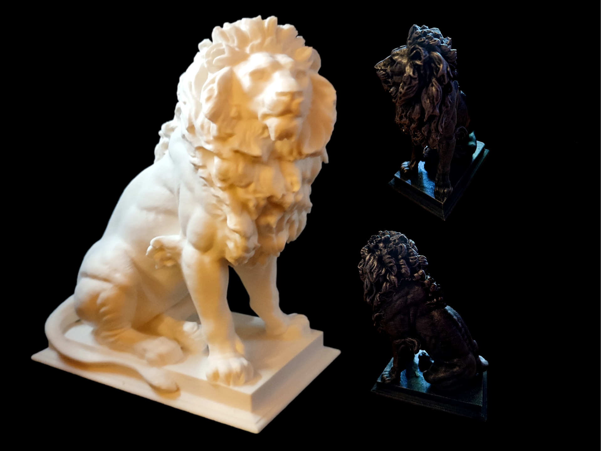 aslan at a saray in viyana taramak dünya yeniden karıştırılmış by klasik 2 5 sanat heykeller heykel müze hayvan vahşi 3D print model - Mito3D