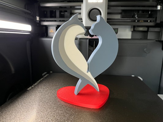 gato laço amor by país antigo arte sinais logotipos namorados amar placa presente diversão coração mínimo casamento acessórios 3d print model - Mito3D