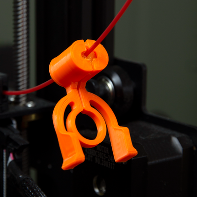 filament filter clamp by 3d print tech design printer accessories filamentfilter dust oiler 3d print model - Mito3D