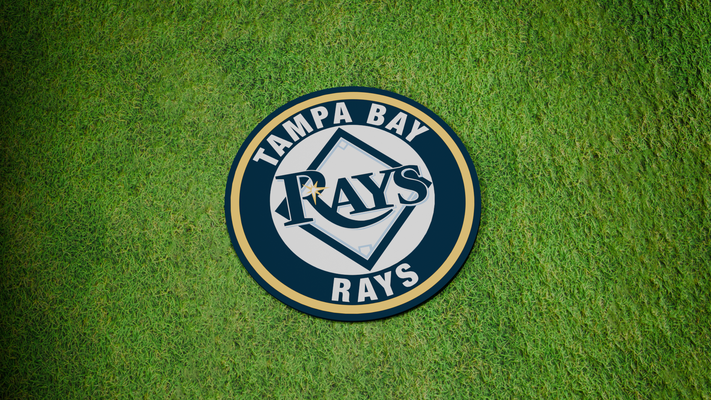 tampa bay rays coaster by miker73 household decor coasters mlb baseball 3d print model - Mito3D