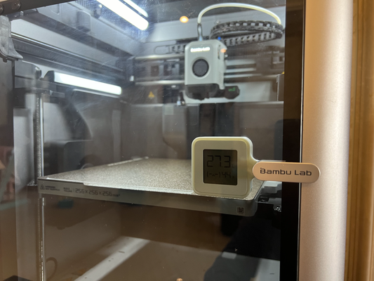 xiaomi cabine température surveillance by ericyc 3d imprimante accessoires porte thermomètre 3d print model - Mito3D