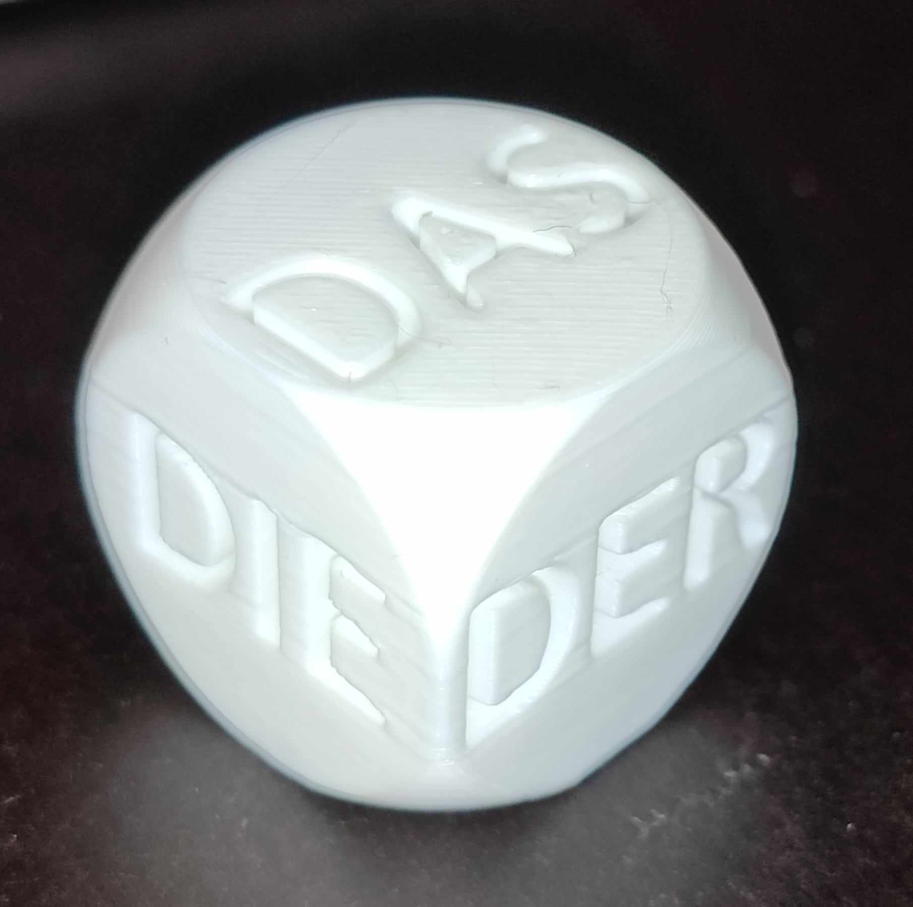 der morire das dado by madarmihali passatempo fai 3D print model - Mito3D