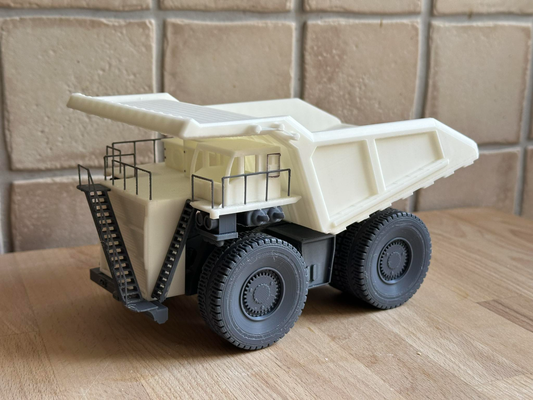 liebherr t284 minería tugurio truck completamente 3d imprimible v2 versión by mikolaj mazik educación ingenieria gato excavador modelo arte rueda construcción equipo camión ams coche vehiculo 3d print model - Mito3D