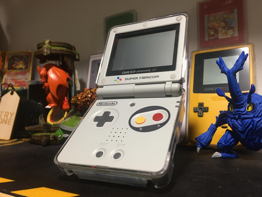 gameboy avanzar sp gba estante soporte by usuario 779291875 juguetes juegos 3d print model - Mito3D