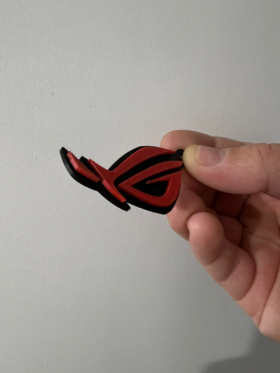 asus rog porte clés by écailles accessoires cosplays 3d print model - Mito3D