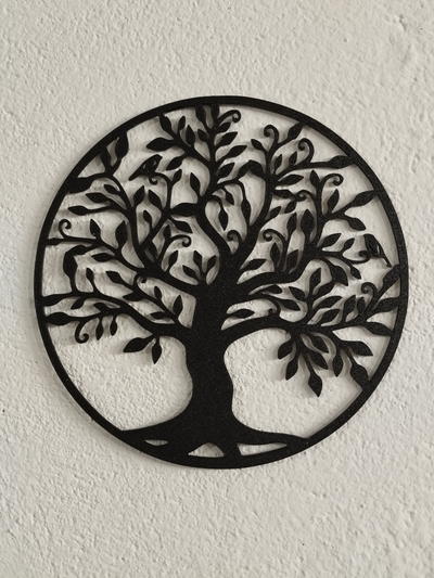 parete vita albero by novati francesco arte segni loghi tatuaggio of deco decorazione casa accessori 3d print model - Mito3D