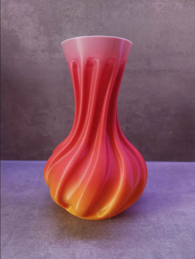 sarmal vazo by d şimdi sanat modeller vazolar spiral 3d print model - Mito3D