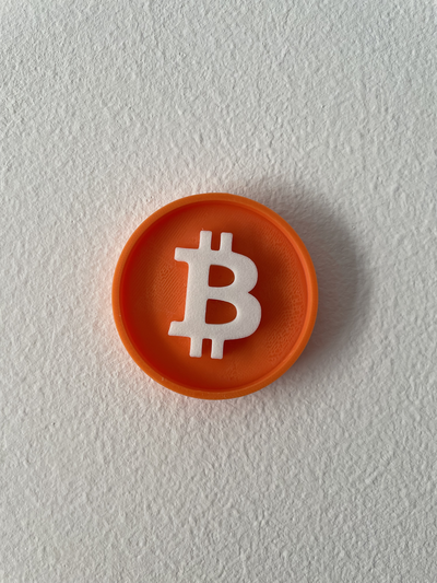 bitcoin btc by stifler schito sanat işaretler logolar logo kripto 3d print model - Mito3D