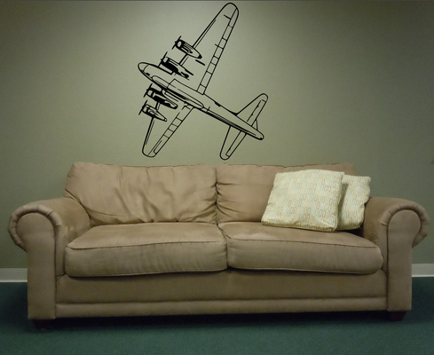 plane wall art 2 by pavelbohac 2d 3d print model - Mito3D