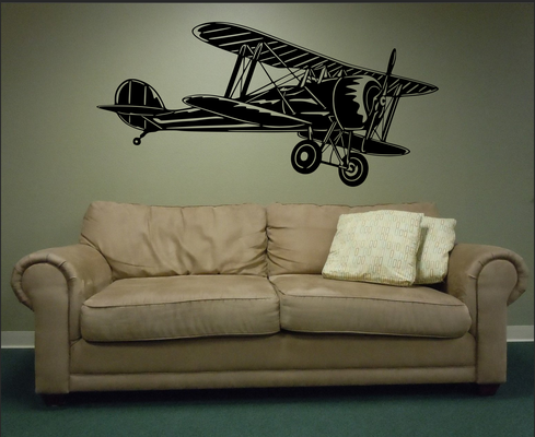 plane wall art by pavelbohac 2d 3d print model - Mito3D