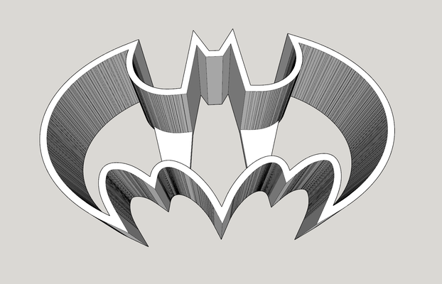 batman cookie cutter by prdak27 household decor 3d print model - Mito3D