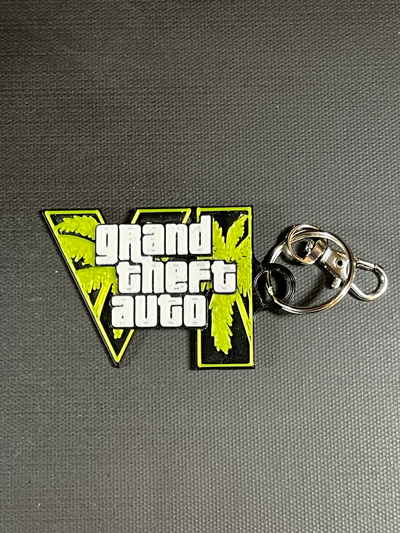 gta vi porte clés by norr3d mode modèles clé accessoire chaîne 3d print model - Mito3D