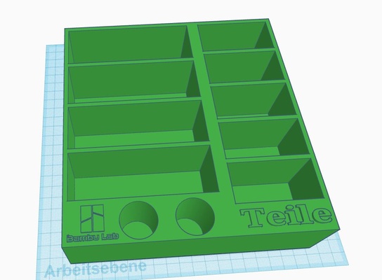 bambu caja piezas mit soporte pegamento remezclado by medallón 3d impresora accesorios partes bambulab bambulabs 3d print model - Mito3D