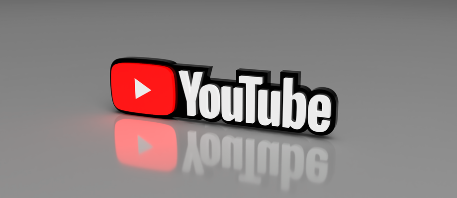 youtube logotipo relevo cartas by 3dacores arte sinais logotipos youtuber 3d print model - Mito3D