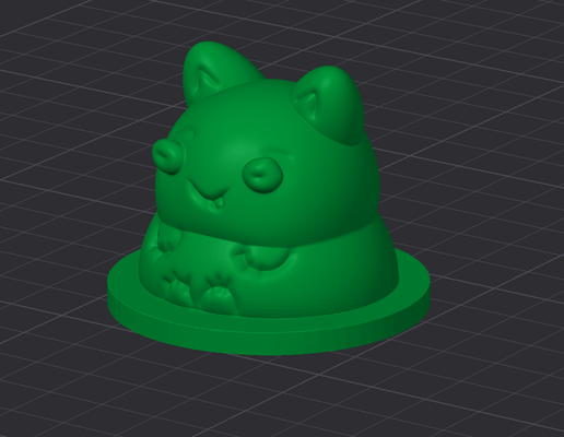 fat cat by alexvikingo art sculptures nomad 3d print model - Mito3D