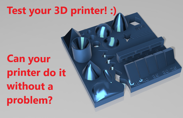 ultimate test printer by tommi 3d models 3d print model - Mito3D