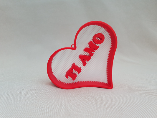 valentine's day heart valentinstags-herz by doclex art models herz liebe love aufsteller 3d print model - Mito3D