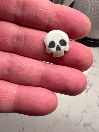 filament extruder indicator skull by coreyborders 3d printer accessories a1 a1accessories cap 3d print model - Mito3D