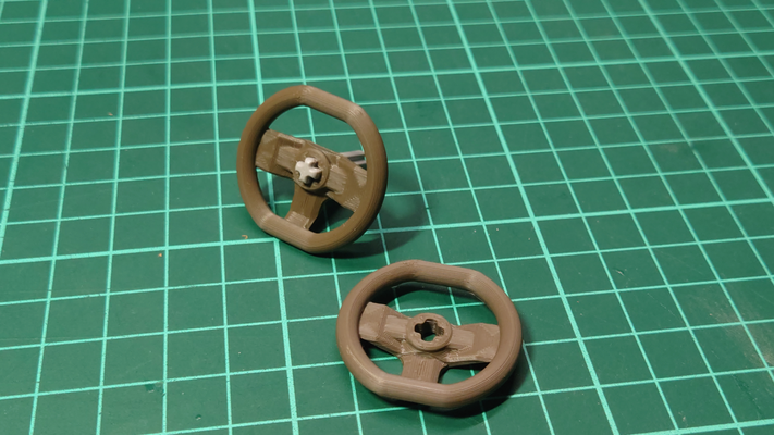 direção roda tijolo modelos 29mm largo by horcikdesigns brinquedos jogos tecnico volante personalizadas 3d print model - Mito3D