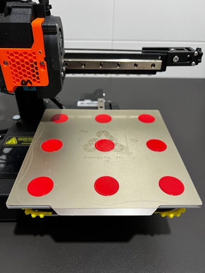 kp3s cama arrasamiento prueba by fabricante 3d impresora modelos nivel calibracion nivelación bedleveltest kingroon kingroonkp3s 3d print model - Mito3D