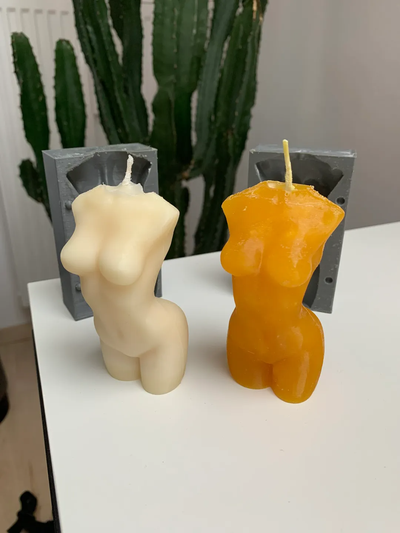 hembra cuerpo molde by majkl k88 casa decoración vela 3d print model - Mito3D