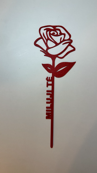 valente nsk r do kv lattina by michal 3dtisk domestico arredamento rosa san valentino fiore 3d print model - Mito3D