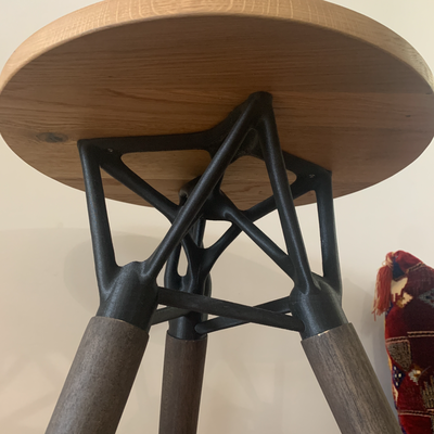 ai-generated table strength stability upgrade remixed by ameenr10 household decor woodworking wood furniture carpentry ai coffee 3d print model - Mito3D